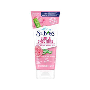 St. Ives Gentle Smoothing Rosewater and Aloe Vera Facial Scrub