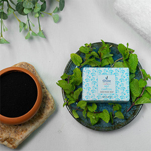 Handmade Mint & Activated Charcoal Soap